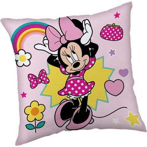 Fleecový dětský polštářek 40x40 cm Minnie "Smile" – Jerry Fabrics obraz