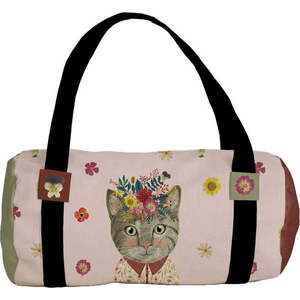 Cestovní taška Floral Cat – Really Nice Things obraz