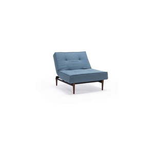 Světle modré rozkládací křeslo Innovation Splitback Mixed Dance Light Blue obraz