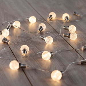 LED světelný řetěz ve tvaru žárovek DecoKing Bulb, 20 světýlek, 2, 4 m obraz