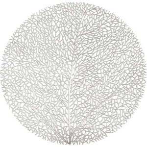 Prostírání ve stříbrné barvě Tiseco Home Studio, ⌀ 38 cm obraz