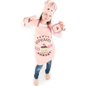 Bavlněná dětská kuchyňská sada 4 ks Cupcakes - Tiseco Home Studio obraz