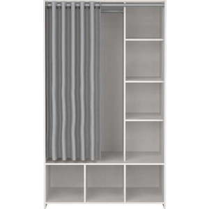 Bílo-šedá šatní skříň 105x180 cm Kit – Tvilum obraz