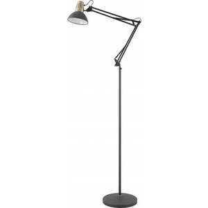 Černá stojací lampa s kovovým stínidlem Artemia F – GTV obraz