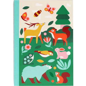 Zápisník 60 str. formát A5 Woodland – Rex London obraz