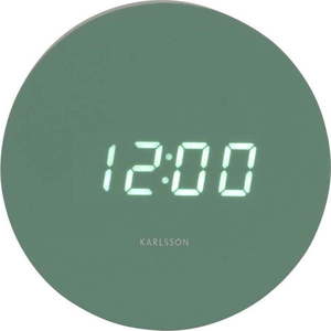Digitální budík ø 9 cm Spry Round – Karlsson obraz
