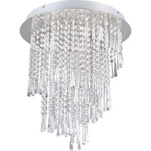 LED stropní svítidlo ve stříbrné barvě ø 45 cm Pomp – Trio obraz
