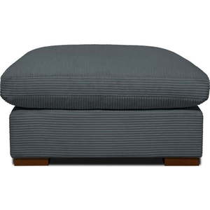 Šedý manšestrový taburet Comfy – Scandic obraz