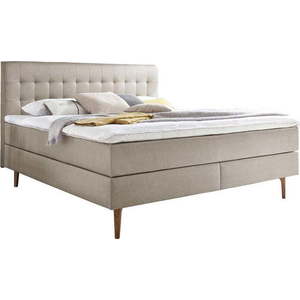 Béžová boxspring postel 160x200 cm Massello – Meise Möbel obraz