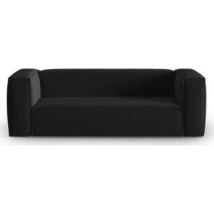 Černá sametová pohovka 200 cm Mackay – Cosmopolitan Design obraz