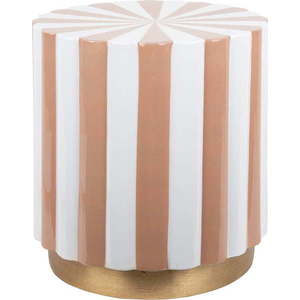 Kovový kulatý odkládací stolek ø 40 cm Candy Swirl – Leitmotiv obraz