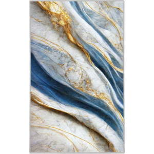 Modrý pratelný koberec 160x230 cm Golden Spill – Mila Home obraz