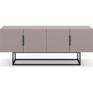 Šedobéžový TV stolek 140x55 cm Titan – Marckeric obraz