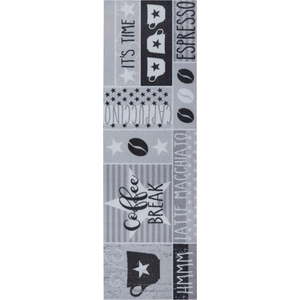 Šedý koberec běhoun 50x150 cm Its Time for Espresso – Hanse Home obraz