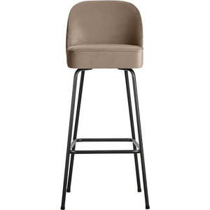 Béžová sametová barová židle 103 cm Vogue – BePureHome obraz