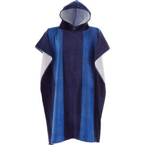 Modré bavlněné pončo Stripe – Catherine Lansfield obraz