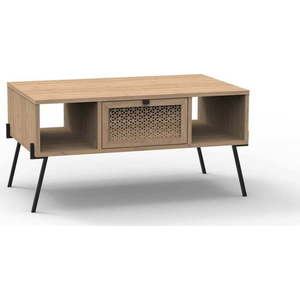Konferenční stolek v dekoru dubu v přírodní barvě 60x100 cm Evan – Marckeric obraz