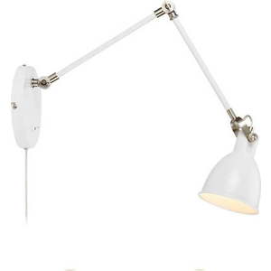 Bílá nástěnná lampa Markslöjd House, délka ramene 84, 5 cm obraz