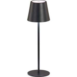 Černá LED stolní lampa s kovovým stínidlem (výška 36, 5 cm) Viletto – Fischer & Honsel obraz
