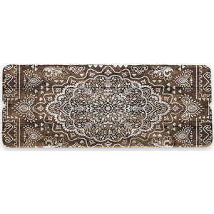 Nástěnný věšák z borovicového dřeva Tierra Bella Mandala, 50 x 20 cm obraz