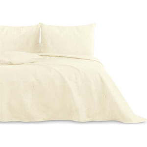 Krémový přehoz na dvoulůžko 200x220 cm Palsha – AmeliaHome obraz
