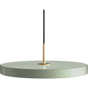 Světle zelené LED závěsné svítidlo s kovovým stínidlem ø 43 cm Asteria – UMAGE obraz
