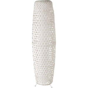 Krémová stojací lampa s bambusovým stínidlem (výška 88 cm) – Casa Selección obraz