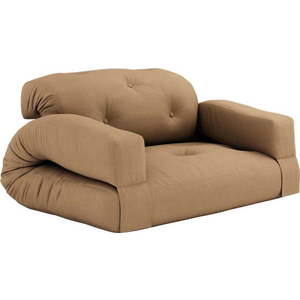 Hnědá rozkládací pohovka 140 cm Hippo - Karup Design obraz
