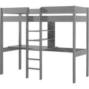 Šedá vyvýšená dětská postel 90x200 cm Pino - Vipack obraz