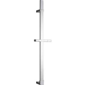 Nástěnná sprchová tyč z nerezové oceli v leskle stříbrné barvě 68 cm Design – Wenko obraz