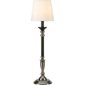 Černo-šedá stolní lampa s textilním stínidlem (výška 73 cm) Gent – Markslöjd obraz
