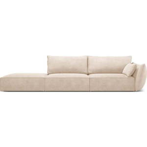 Béžová lenoška (pravý roh) Vanda – Mazzini Sofas obraz