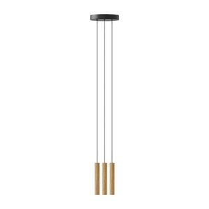 LED závěsné svítidlo s dřevěným stínidlem ø 3 cm Chimes – UMAGE obraz