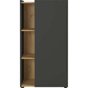 Tmavě šedá knihovna v dekoru dubu 62x115 cm Austin - Germania obraz