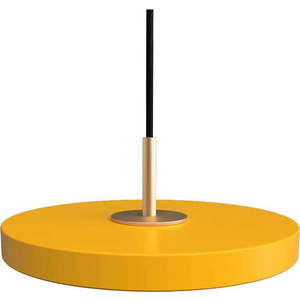 Okrově žluté LED závěsné svítidlo s kovovým stínidlem ø 15 cm Asteria Micro – UMAGE obraz