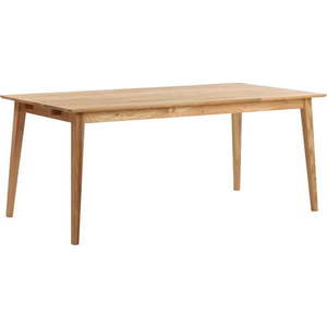 Přírodní dubový jídelní stůl Rowico Filippa, 180 x 90 cm obraz