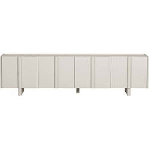 Krémový modulární TV stolek z borovicového dřeva 200x53 cm Basu – WOOOD obraz