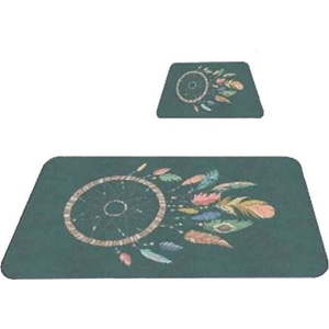 Zelené koupelnové předložky v sadě 2 ks 60x100 cm – Mila Home obraz