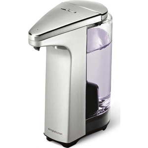 Šedý automatický kovový dávkovač mýdla 237 ml - simplehuman obraz