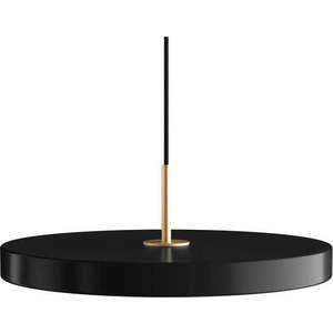 Černé LED závěsné svítidlo s kovovým stínidlem ø 43 cm Asteria Medium – UMAGE obraz