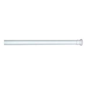Bílá teleskopická tyč na sprchový závěs Wenko Shower Curtain Rod obraz