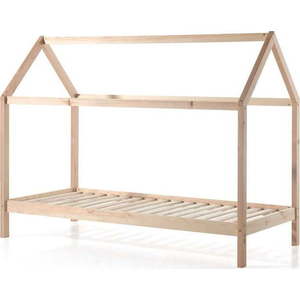 Domečková dětská postel z borovicového dřeva v přírodní barvě 90x200 cm DALLAS – Vipack obraz