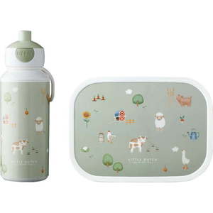 Dětský svačinový box s lahví Little farm – Mepal obraz