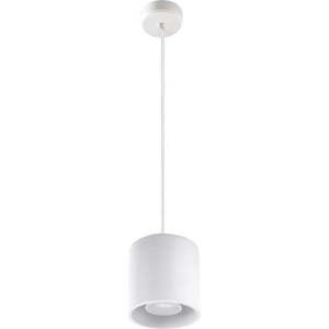 Bílé závěsné svítidlo Nice Lamps Roda obraz