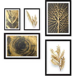 Obrazy v sadě 5 ks 60x20 cm Nature – Vavien Artwork obraz