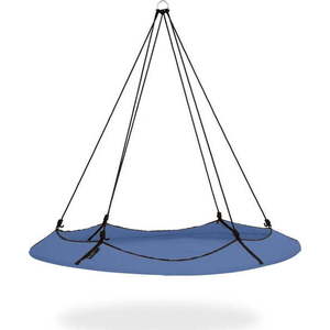 Modrá zahradní houpačka – Hangout Pod obraz