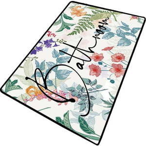 Koupelnová předložka 70x120 cm Green In Flower – Foutastic obraz