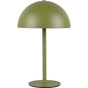 Zelená LED stolní lampa s kovovým stínidlem (výška 21 cm) Munoz – Trio obraz
