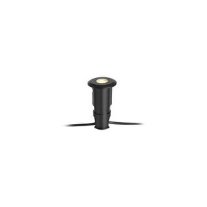 Černé zápustné svítidlo Markslöjd Garden 24 Decklight, ø 60 mm obraz