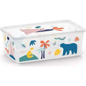 Bílý plastový dětský úložný box 34x19x12 cm C Box Style – KIS obraz